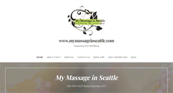 Desktop Screenshot of mymassageinseattle.com